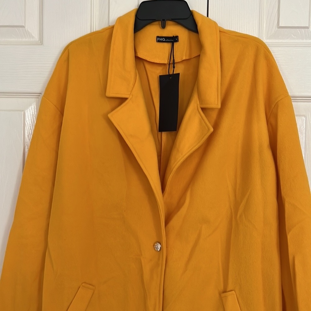 NWT - FHQ Collection Overcoat - Picture 3 of 7
